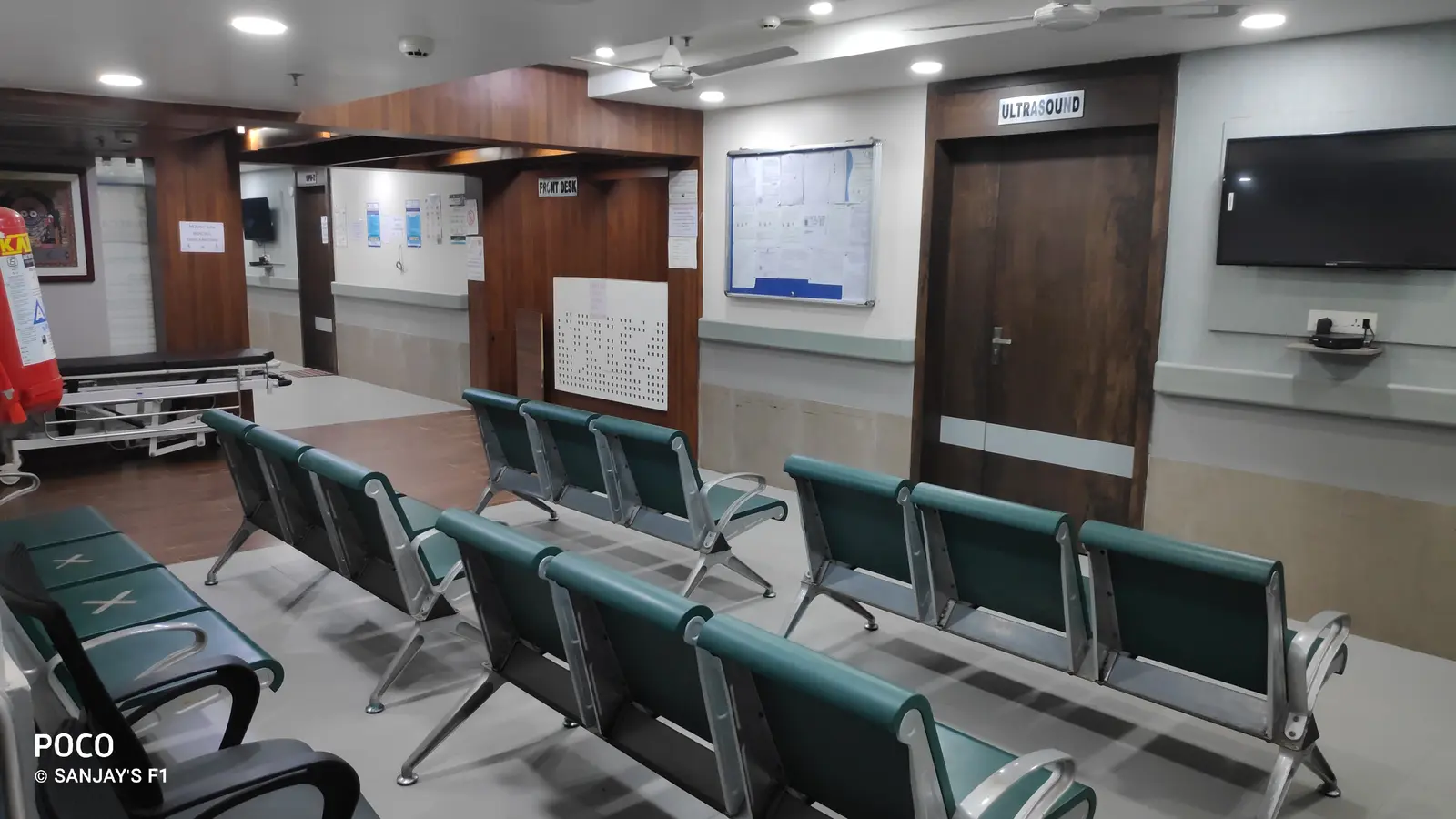Ahana's patient reception and waiting environment